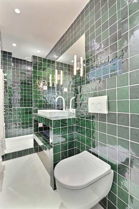 Bagno Appartamento arredato - 39m²  - 1 locale - Montorgueil - Parigi