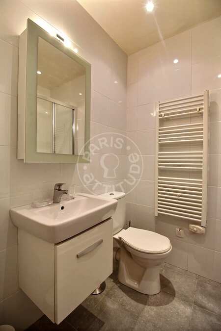 Baño Piso amueblado - 27m²  - 1 dormitorio - Châtelet - París