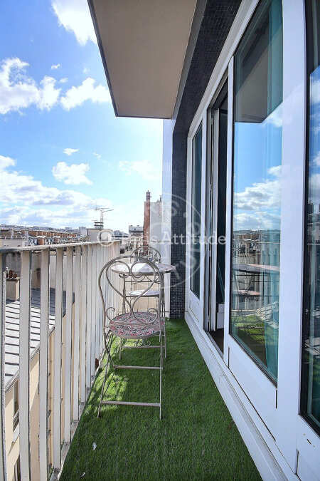 Balcony Furnished apartment - 35m² - 1 bedroom - Gare de l'Est / Gare du Nord - Paris