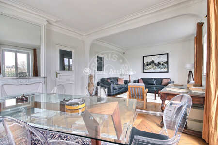 Salon Appartement meublé - 76m²  - 1 chambre - Nation - Paris