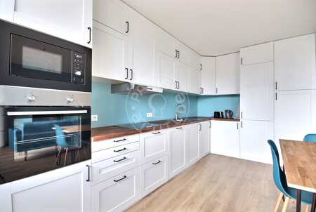Kitchen Furnished apartment - 74m² - 2 bedrooms - Marx Dormoy - Paris