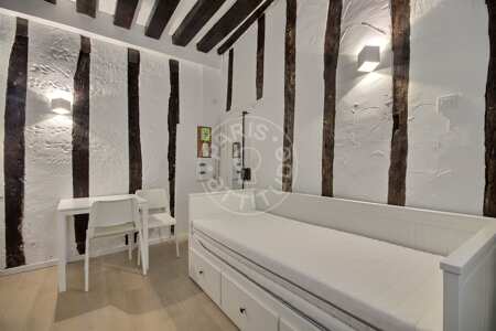 Wohnzimmer Möblierte studio - 15m²  - Musée Picasso - Paris