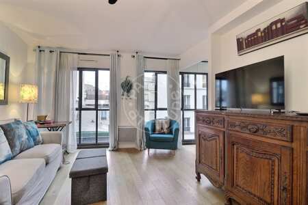 Salotto Appartamento arredato - 46m²  - 1 locale - Oberkampf - Parigi