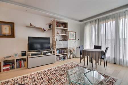 Living room Furnished apartment - 59m²  - 1 bedroom - Mirabeau - Paris