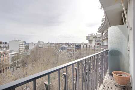 Balcony Furnished apartment - 59m²  - 1 bedroom - Mirabeau - Paris