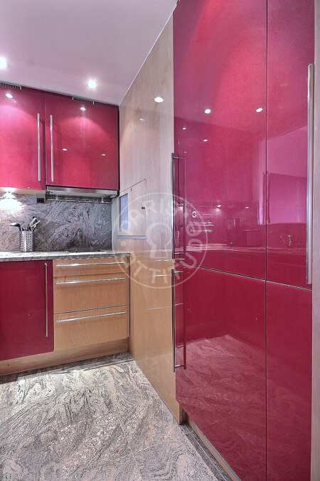 Küche Möblierte wohnung - 41m²  - 1 Zimmer - Bir-Hakeim - Paris