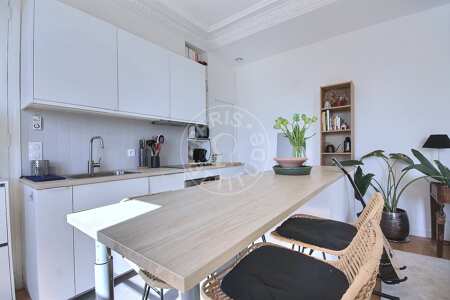 Cozinha Apartamento mobilado - 39m²  - 1 quarto - Place de Clichy - Paris