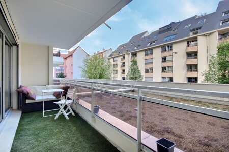 Balcony Furnished apartment - 49m²  - 1 bedroom - Vincennes