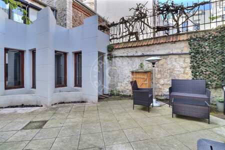 Terrasse Möblierte haus - 110m²  - 4 Zimmer - Gambetta - Paris