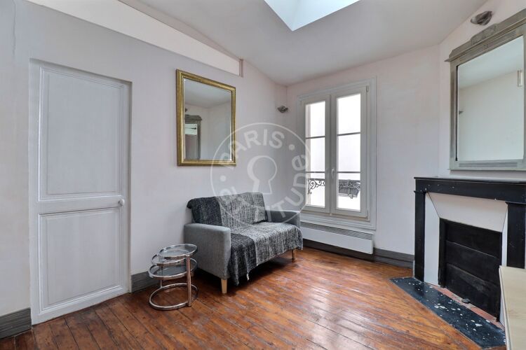Salon - 1 chambre meublé - Paris 75018 - 15166