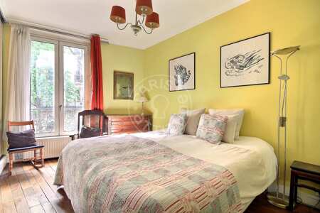 Camera da letto Appartamento arredato - 46m²  - 1 locale - Montmartre / Place des Abbesses - Parigi