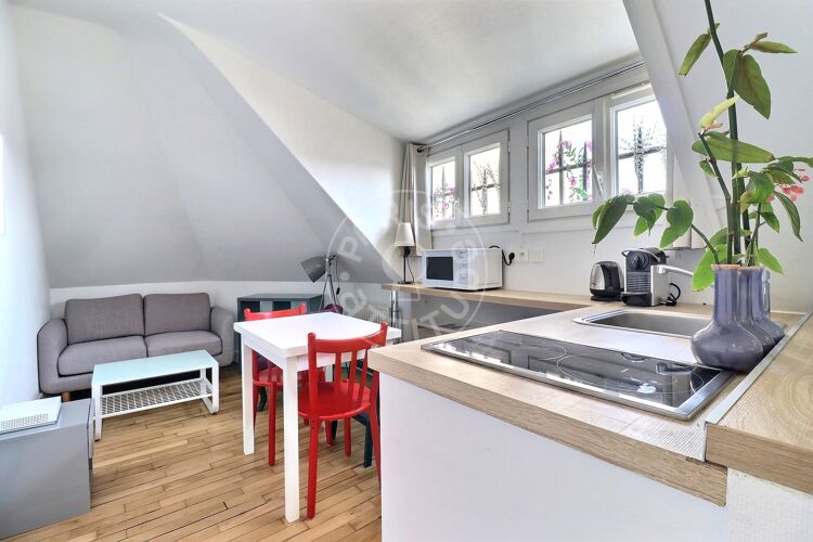 Wohnzimmer - Möblierte Studio - Paris 75015 - 15180