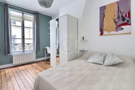 Camera da letto Appartamento arredato - 27m²  - 1 locale - Montparnasse - Parigi
