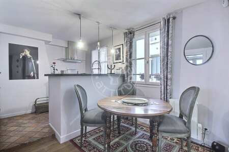 Esszimmer Möblierte wohnung - 40m²  - 1 Zimmer - Strasbourg Saint-Denis - Paris