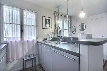 Küche Möblierte wohnung - 40m²  - 1 Zimmer - Strasbourg Saint-Denis - Paris