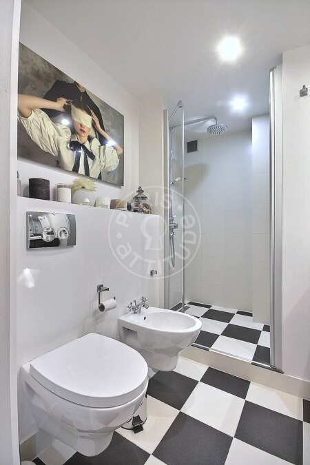 Badezimmer Möblierte wohnung - 40m²  - 1 Zimmer - Strasbourg Saint-Denis - Paris