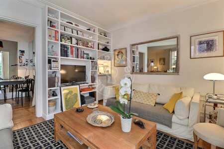 Sala Apartamento mobilado - 48m²  - 1 quarto - Porte Maillot / Palais des Congrès - Paris