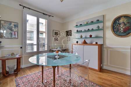 Dining room Furnished apartment - 62m²  - 1 bedroom - Gambetta - Paris