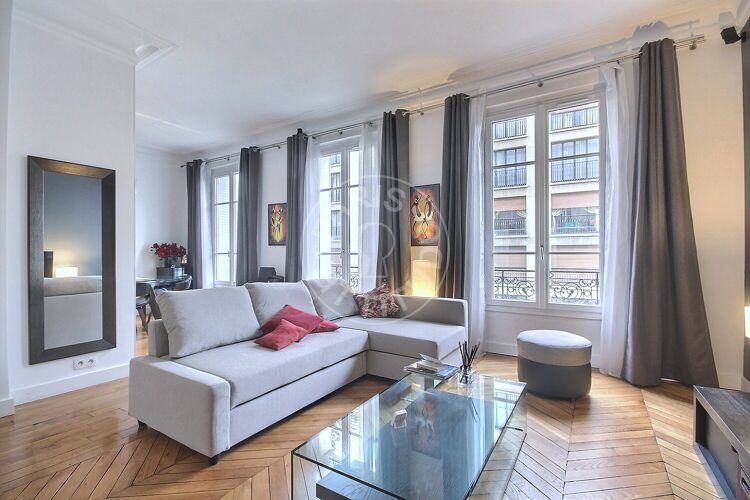 Wohnzimmer - Möblierte 1 Zimmer - Paris 75016 - 15196