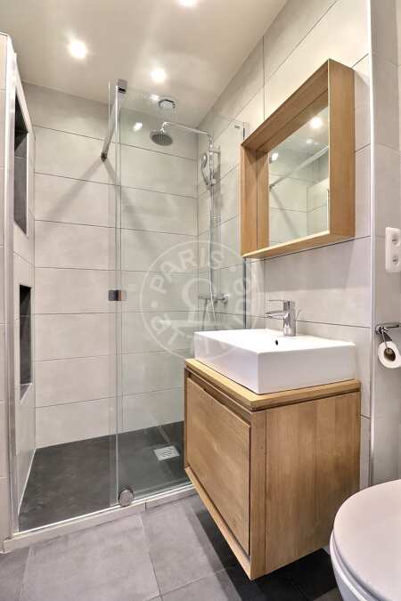 Bathroom Furnished apartment - 65m²  - 2 bedrooms - Tour Eiffel - Paris
