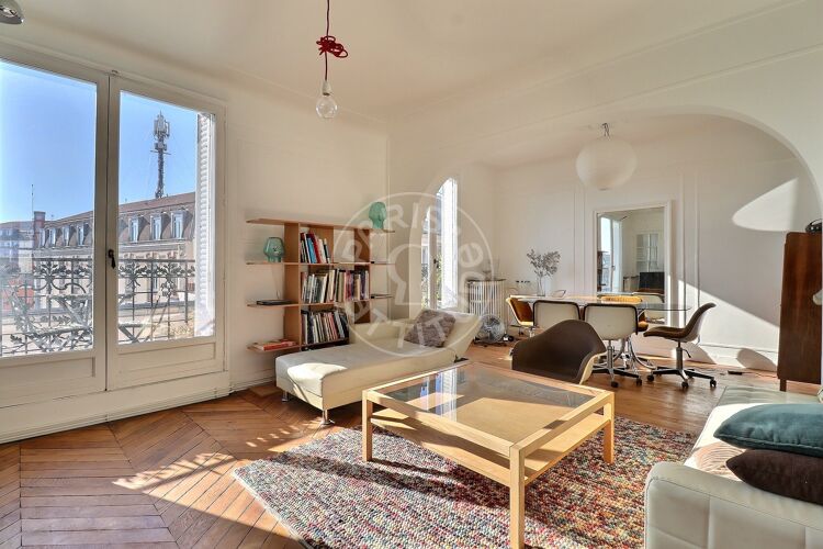 Living room - Furnished 2 bedrooms - Saint-Mandé 94160 - 15201