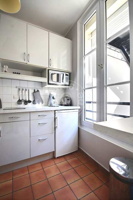 Cocina Estudio amueblado - 34m² - Montorgueil - París