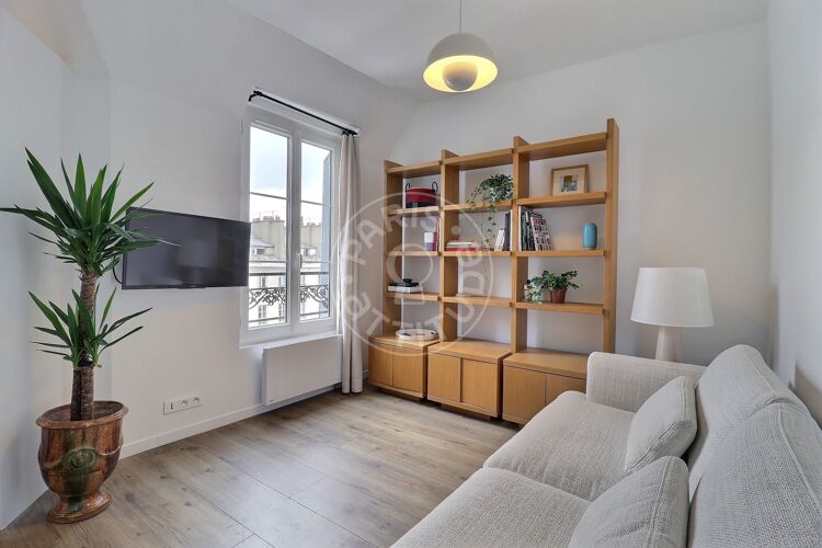 Salon - 1 chambre meublé - Paris 75011 - 15214