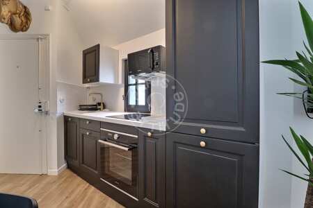 Küche Möblierte wohnung - 35m²  - 1 Zimmer - Oberkampf - Paris