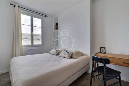 Schlafzimmer Möblierte wohnung - 35m²  - 1 Zimmer - Oberkampf - Paris