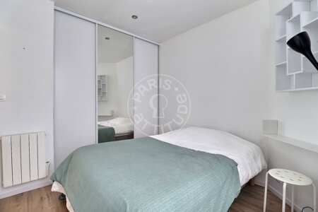 Camera da letto Appartamento arredato - 27m²  - 1 locale - Marx Dormoy - Parigi