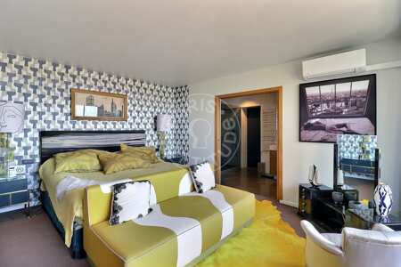 Quarto Apartamento mobilado - 271m²  - 4 quartos - Jasmin / Mozart - Paris
