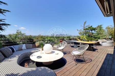 Terraço Apartamento mobilado - 271m²  - 4 quartos - Jasmin / Mozart - Paris