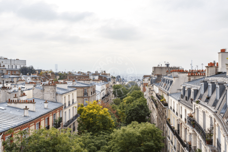 undefined Appartement meublé - 34m²  - 1 chambre - Montmartre / Place des Abbesses - Paris