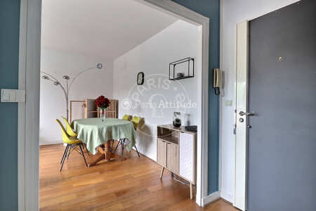 Entrada Apartamento mobilado - 43m²  - 1 quarto - Canal de l'Ourcq - Paris