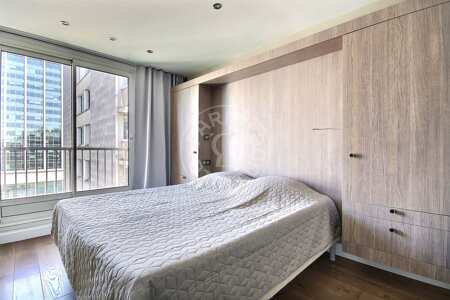 Bedroom Furnished apartment - 70m²  - 2 bedrooms - Levallois-Perret