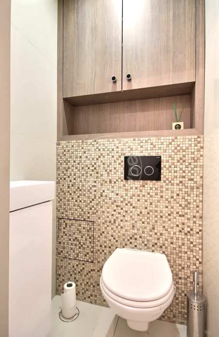 Toilet Furnished apartment - 70m²  - 2 bedrooms - Levallois-Perret