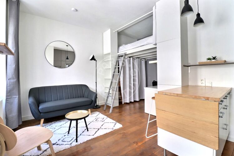 Salon - Studio alcove meublé - Paris 75011 - 15233