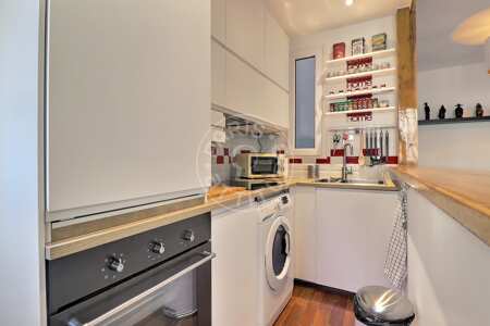 Cuisine Appartement meublé - 50m²  - 1 chambre - Bastille - Paris