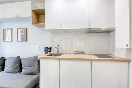 Küche Möblierte studio - 11m²  - Jardin des Plantes - Paris