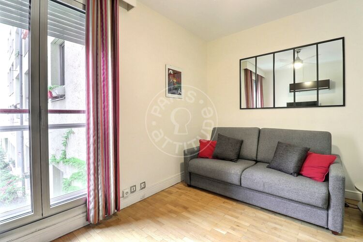 Salotto - Monolocale arredato - Parigi 75003 - 15243