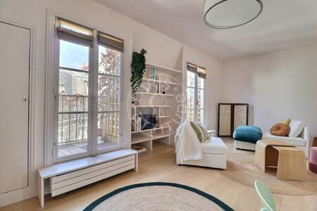 Salotto Appartamento arredato - 38m²  - 1 locale - Porte Maillot / Palais des Congrès - Parigi