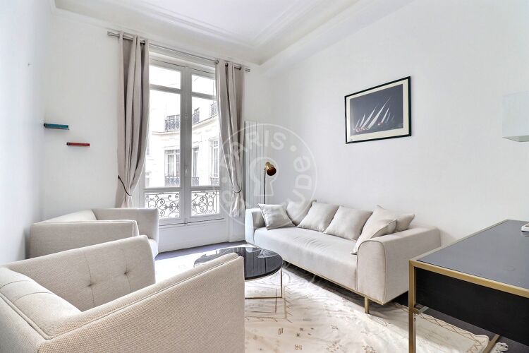 Salon - 1 chambre meublé - Paris 75008 - 15245