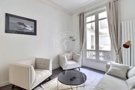 Sala Apartamento mobilado - 42m²  - 1 quarto - Triangle d'Or - Paris