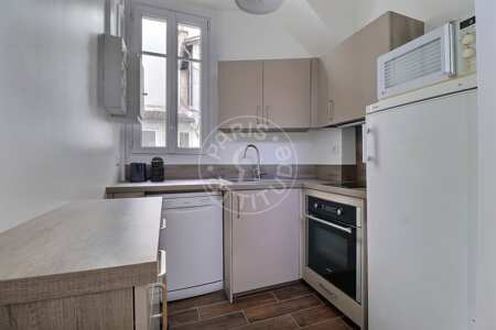 Kitchen Furnished apartment - 75m²  - 2 bedrooms - Motte-Piquet Grenelle - Paris