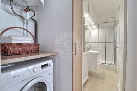 Bathroom Furnished apartment - 75m²  - 2 bedrooms - Motte-Piquet Grenelle - Paris