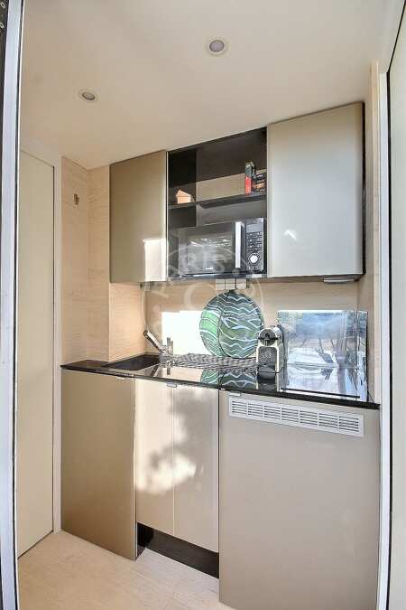 Küche Möblierte studio - 32m²  - Place d'Italie - Paris