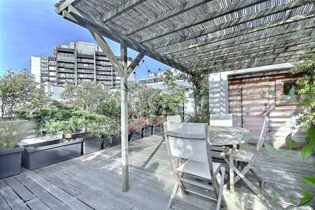 Terrasse Möblierte studio - 32m²  - Place d'Italie - Paris