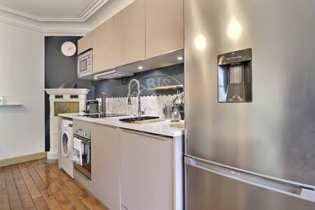 Kitchen Furnished apartment - 47m²  - 1 bedroom - Temple - Paris