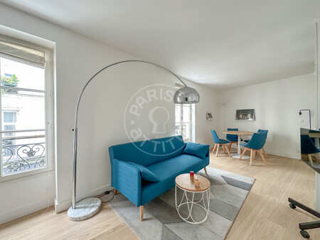 Salon Studio alcove meublé - 32m²  - Montorgueil - Paris