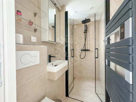 Salle de bain Studio alcove meublé - 32m²  - Montorgueil - Paris